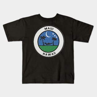 Maui Hawaii Patch Kids T-Shirt